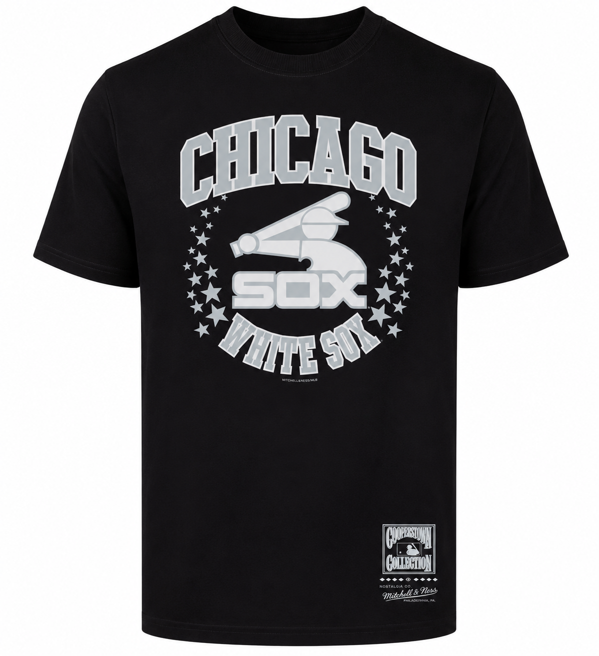 Men's Chicago White Sox Mitchell And Ness Cooperstown Collection Black Hometown Champs Tee