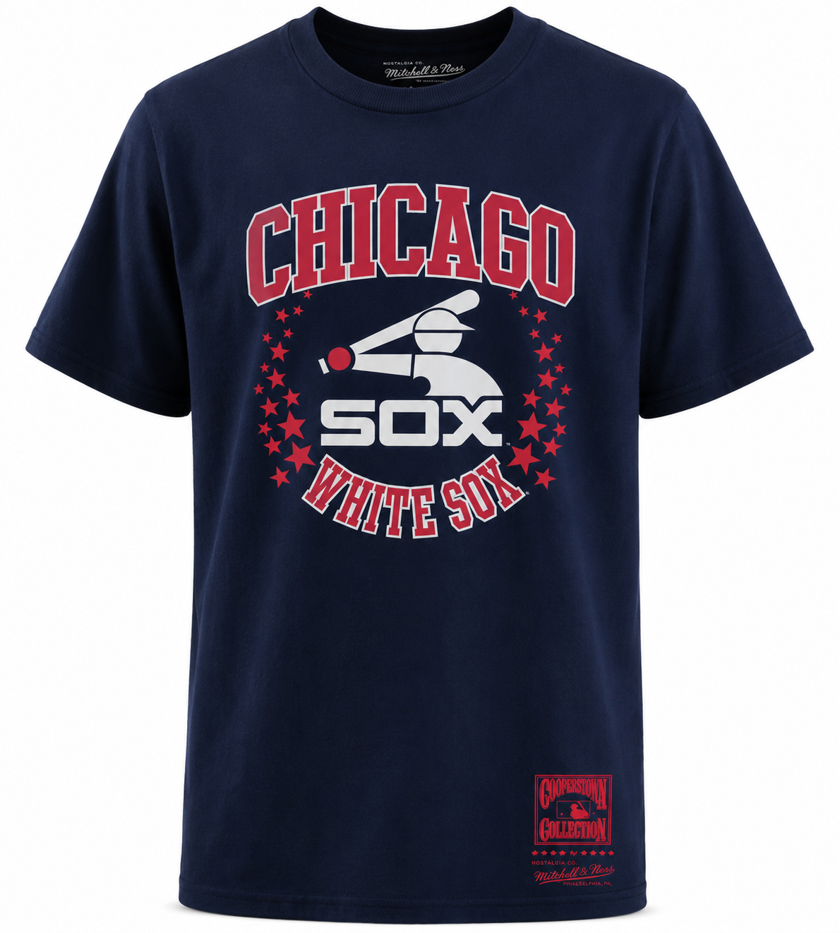 Men's Chicago White Sox Mitchell And Ness Cooperstown Collection Navy Hometown Champs Tee