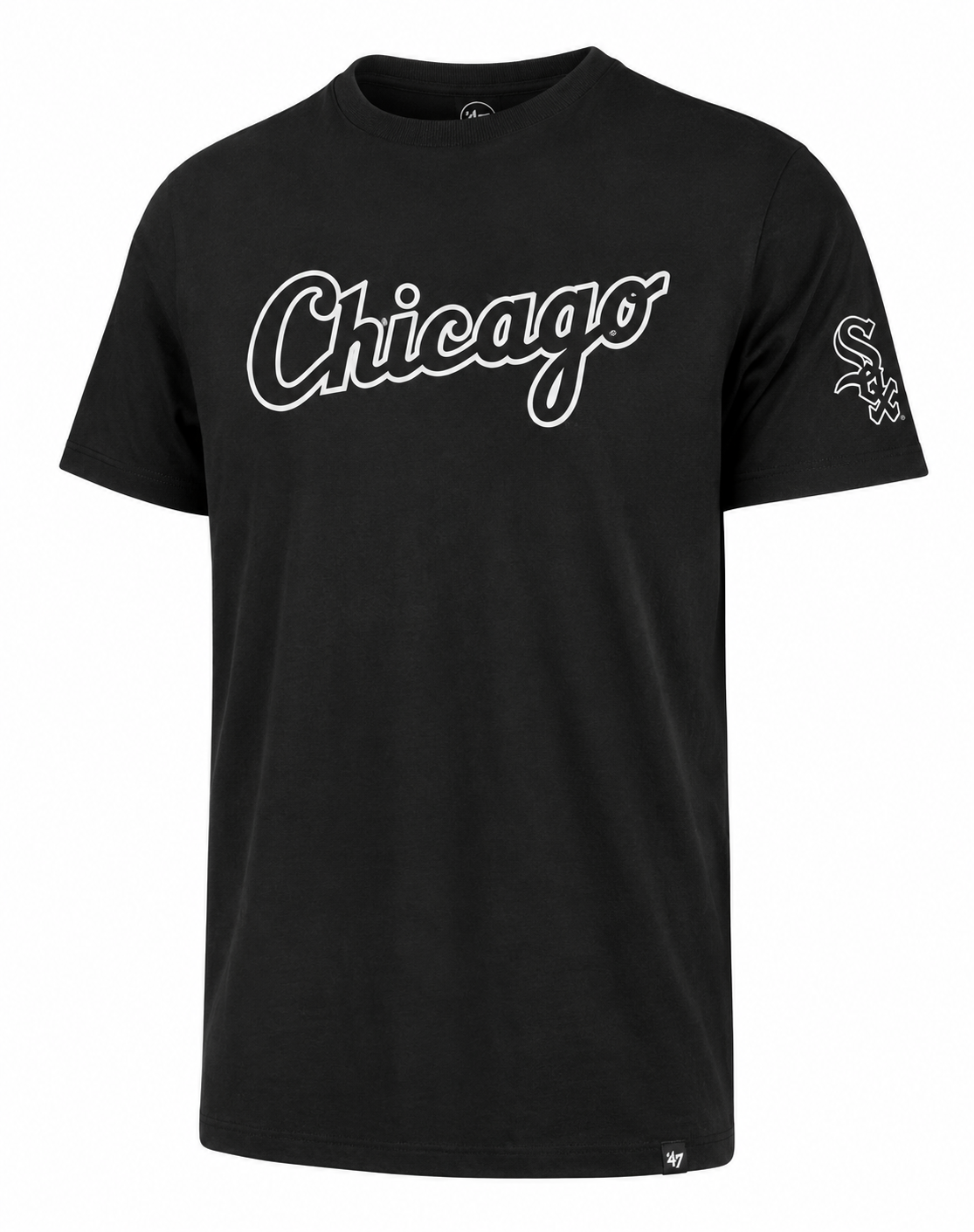 Men’s Chicago White Sox Cooperstown Collection Flint Black ’47 Franklin Fieldhouse Tee