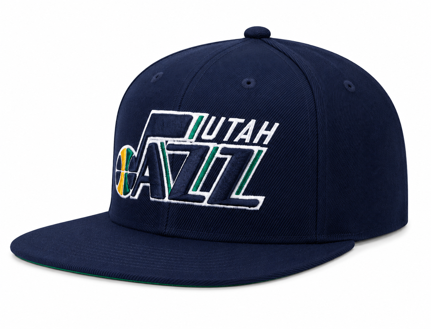 Men's Mitchell & Ness Utah Jazz NBA Core Basic Navy Snapback Hat