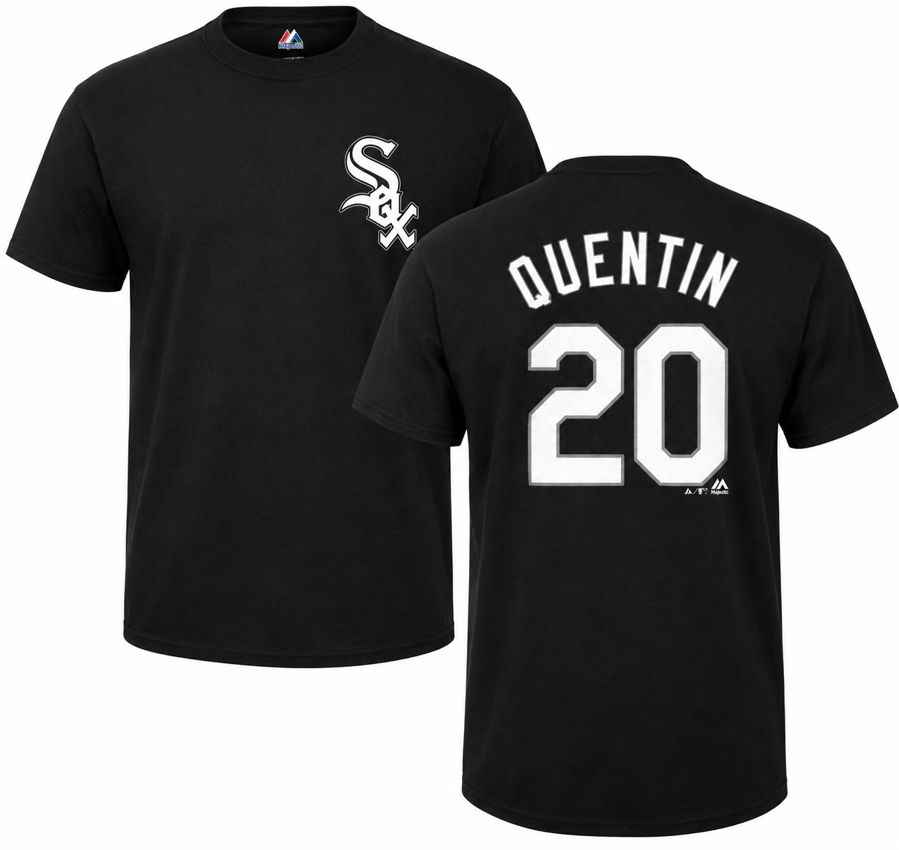 Youth Majestic Carlos Quentin Name and Number Chicago White Sox T Shirt