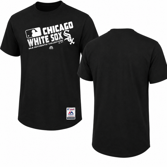 Men's Chicago White Sox Majestic Authentic Collection Official Team Choice T-Shirt - Black