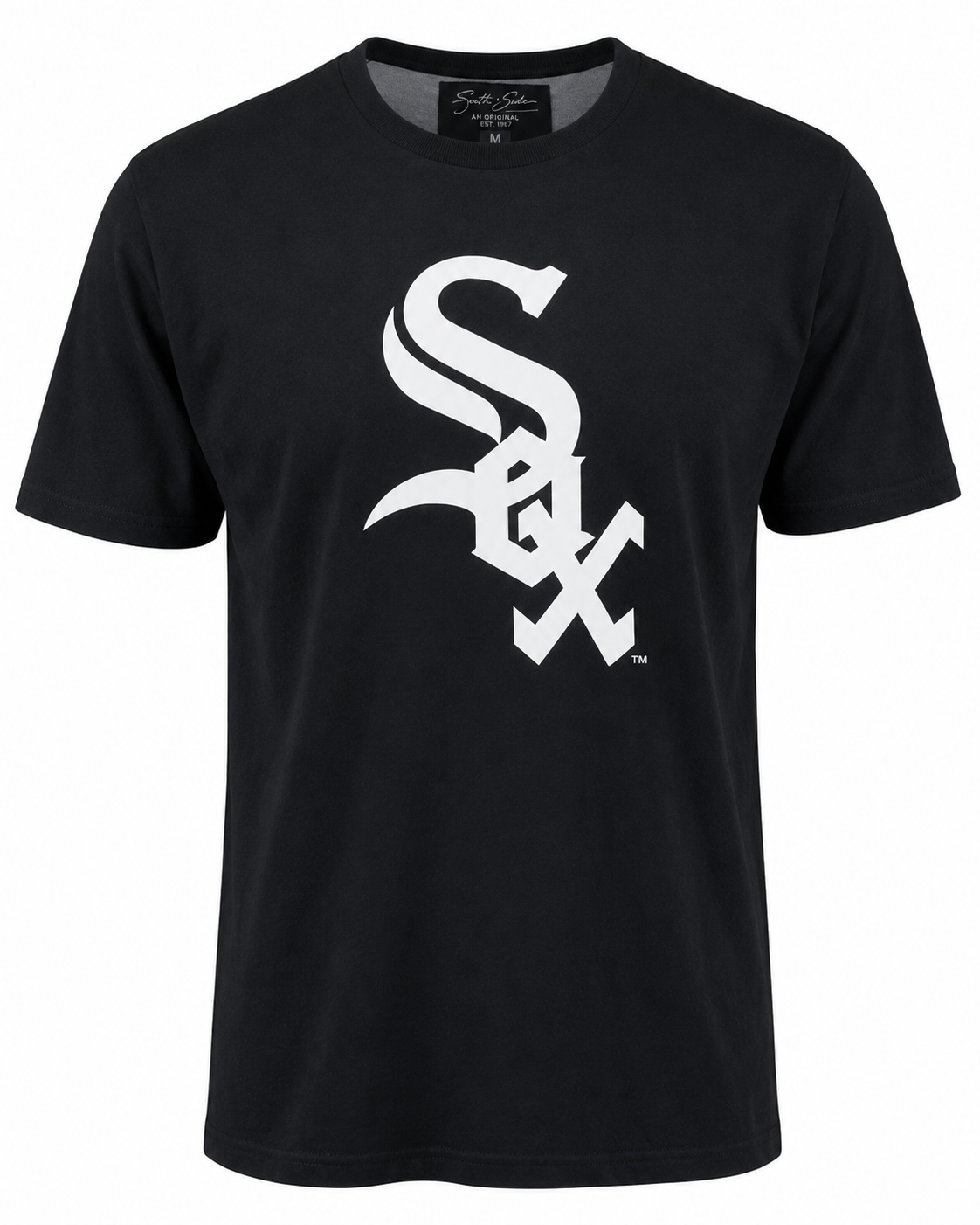 Men's Chicago White Sox Wright & Ditson Black Metro Skyline T-Shirt
