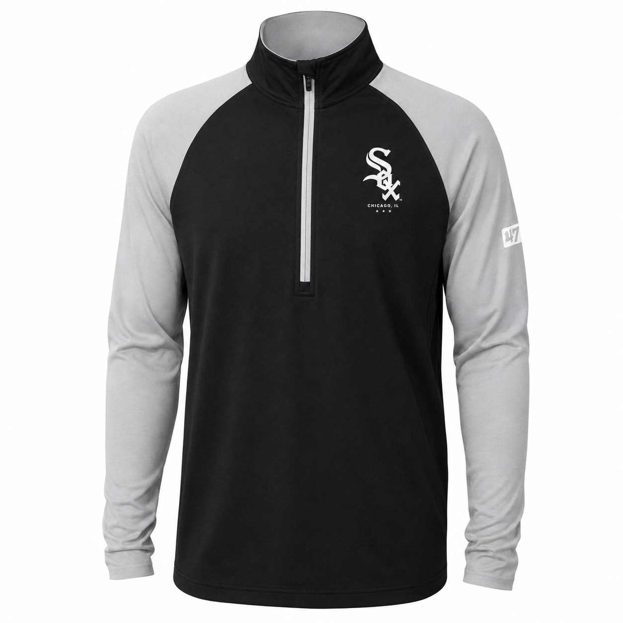 Youth Chicago White Sox Destined 1/2 Zip Track Jacket