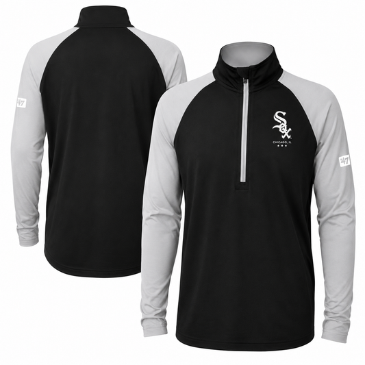 Youth Chicago White Sox Destined 1/2 Zip Track Jacket