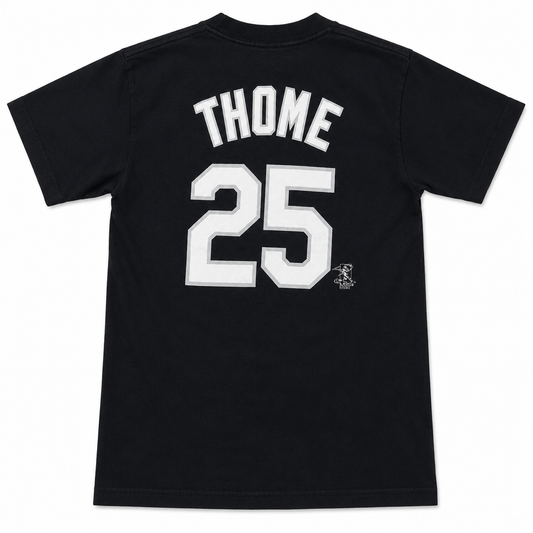 Youth Majestic Jim Thome Name and Number Chicago White Sox T Shirt