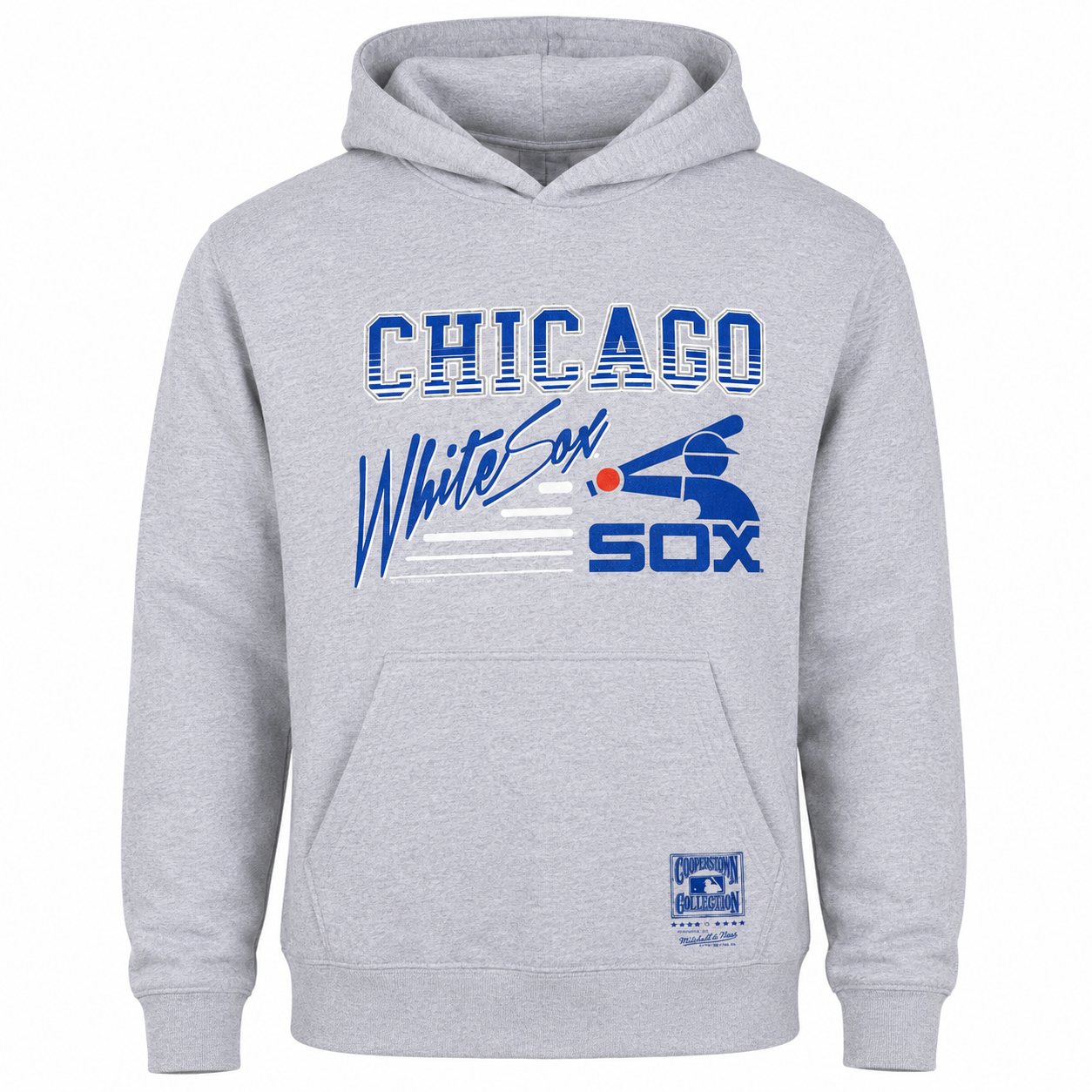 Men's Chicago White Sox Mitchell & Ness Heather Gray 1983 Cooperstown Collection Hoodie