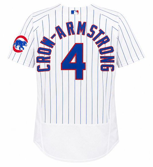 Men's Chicago Cubs Pete Crow-Armstrong Nike Home White Authentic Player Jersey