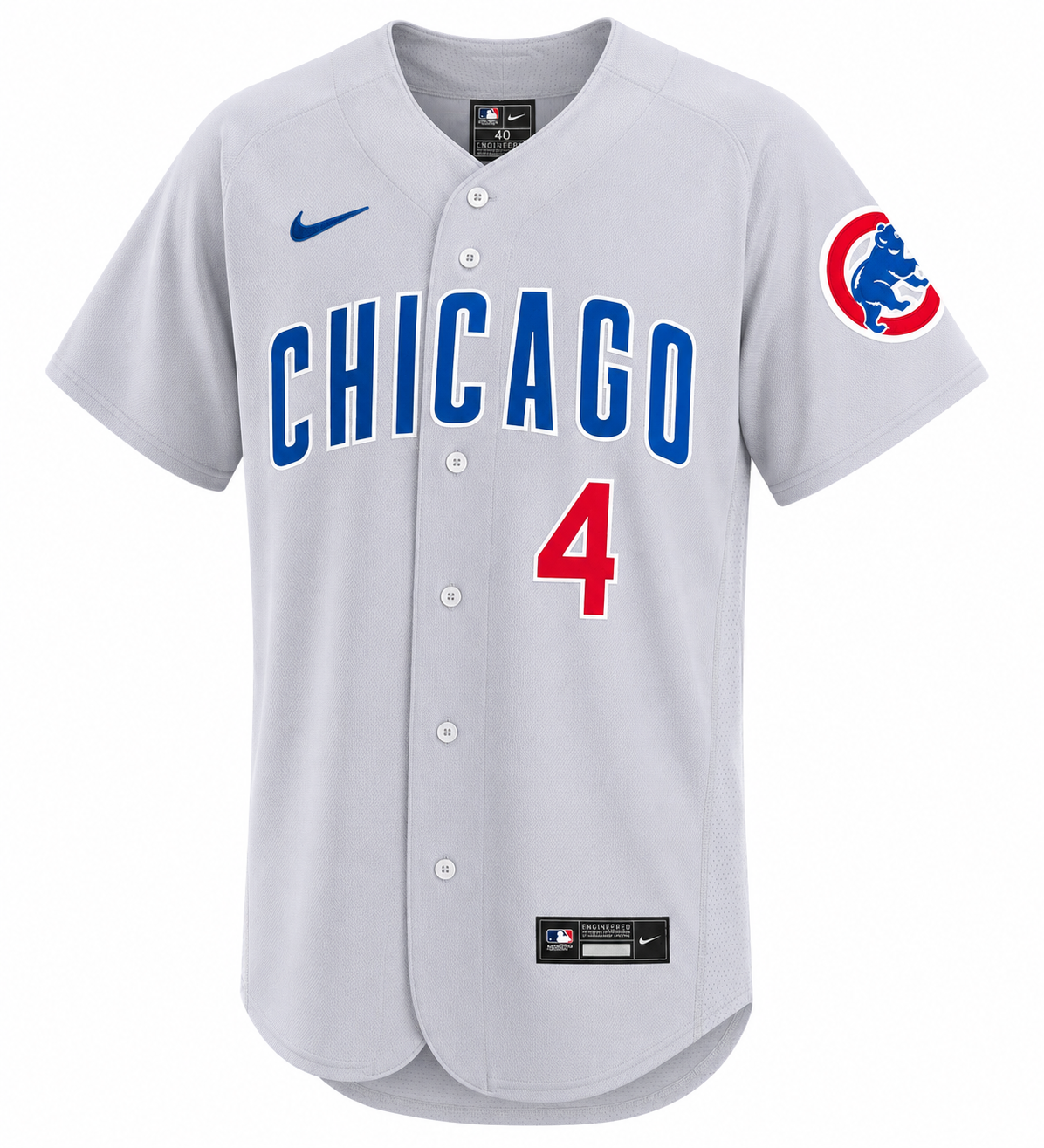 Men's Chicago Cubs Pete Crow-Armstrong Nike Road Gray Authentic Player Jersey