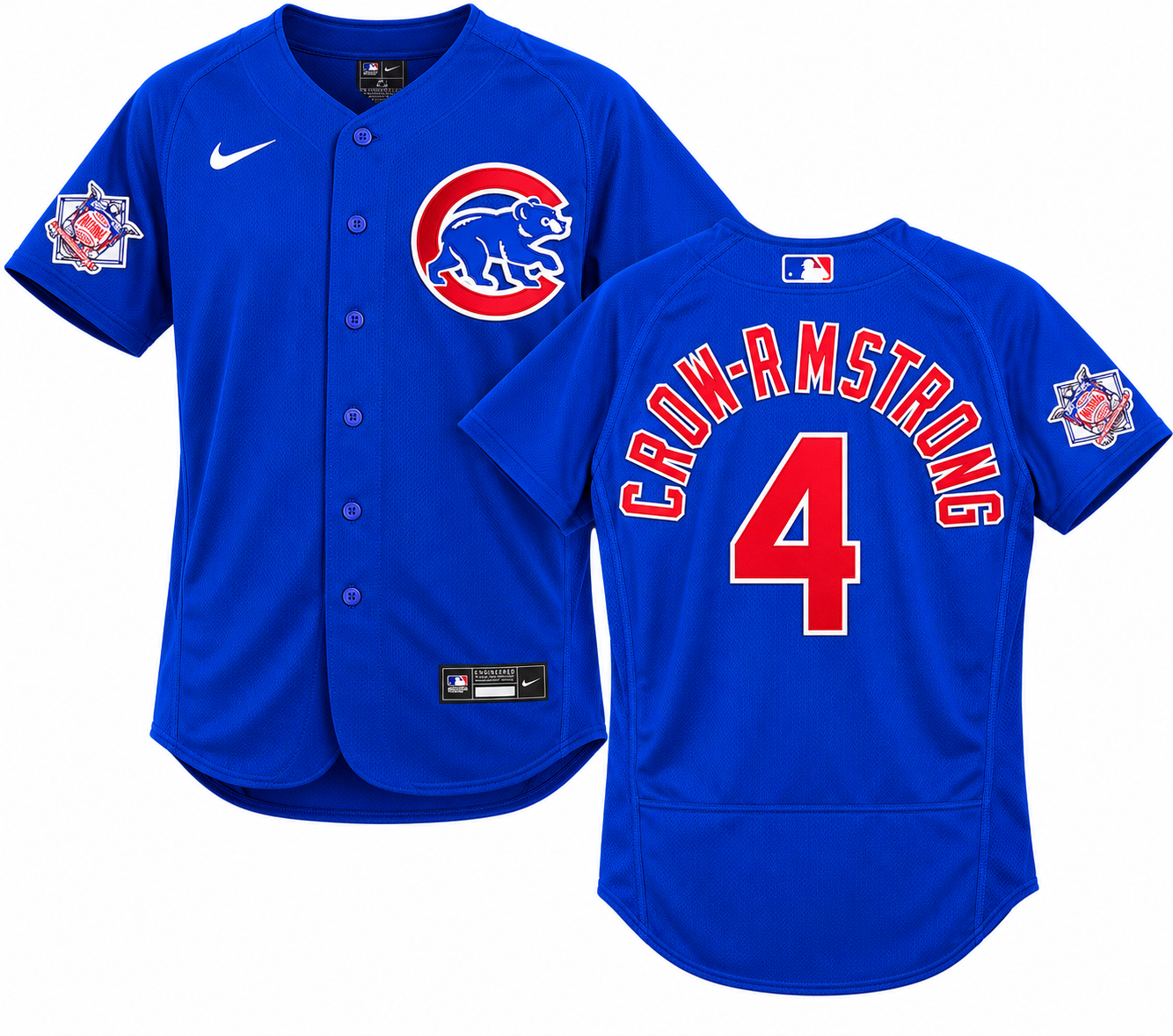 Men's Chicago Cubs Pete Crow-Armstrong Nike Alternate Royal Blue Authentic Player Jersey