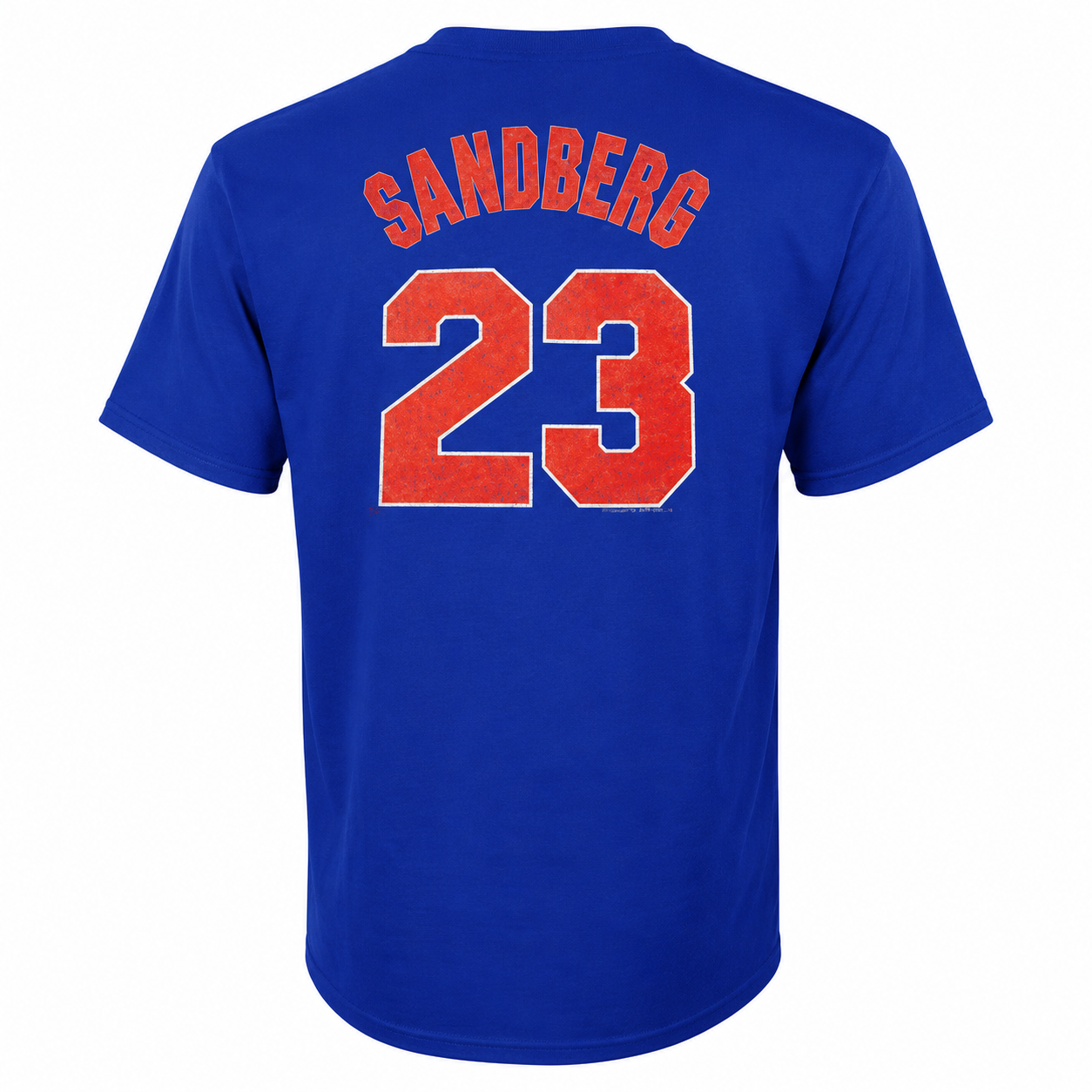 Men's Chicago Cubs Cooperstown Ryne Sandberg Name & Number T-Shirt
