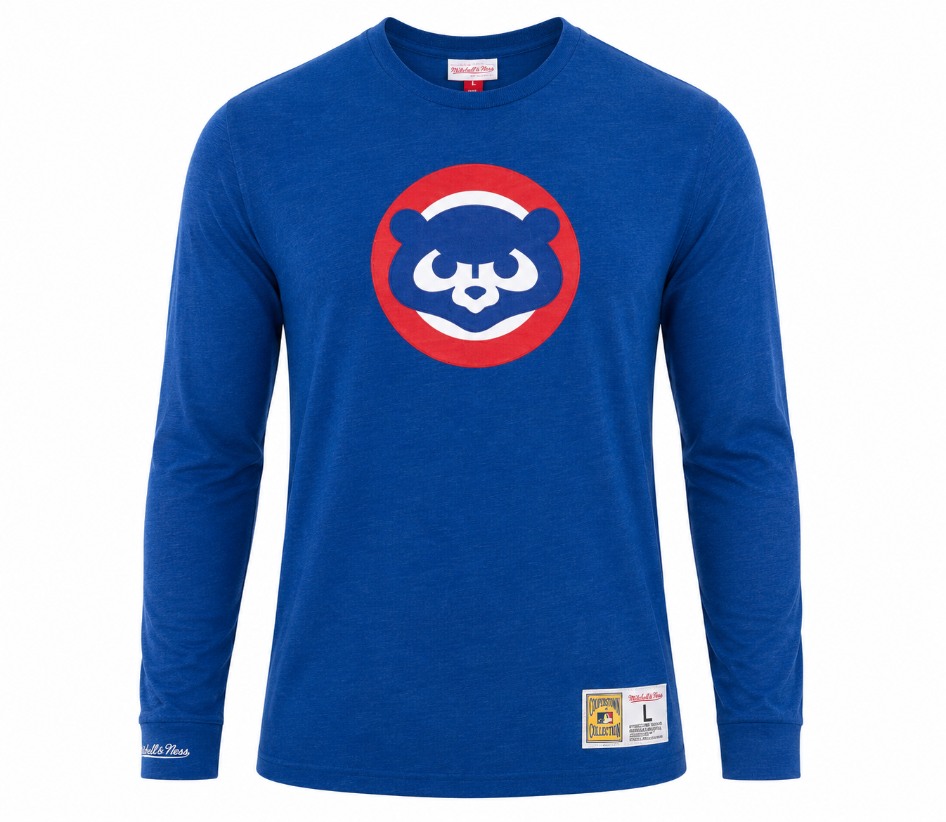 Men's Chicago Cubs Cooperstown Collection Royal Blue Legendary Slub Long Sleeve Tee