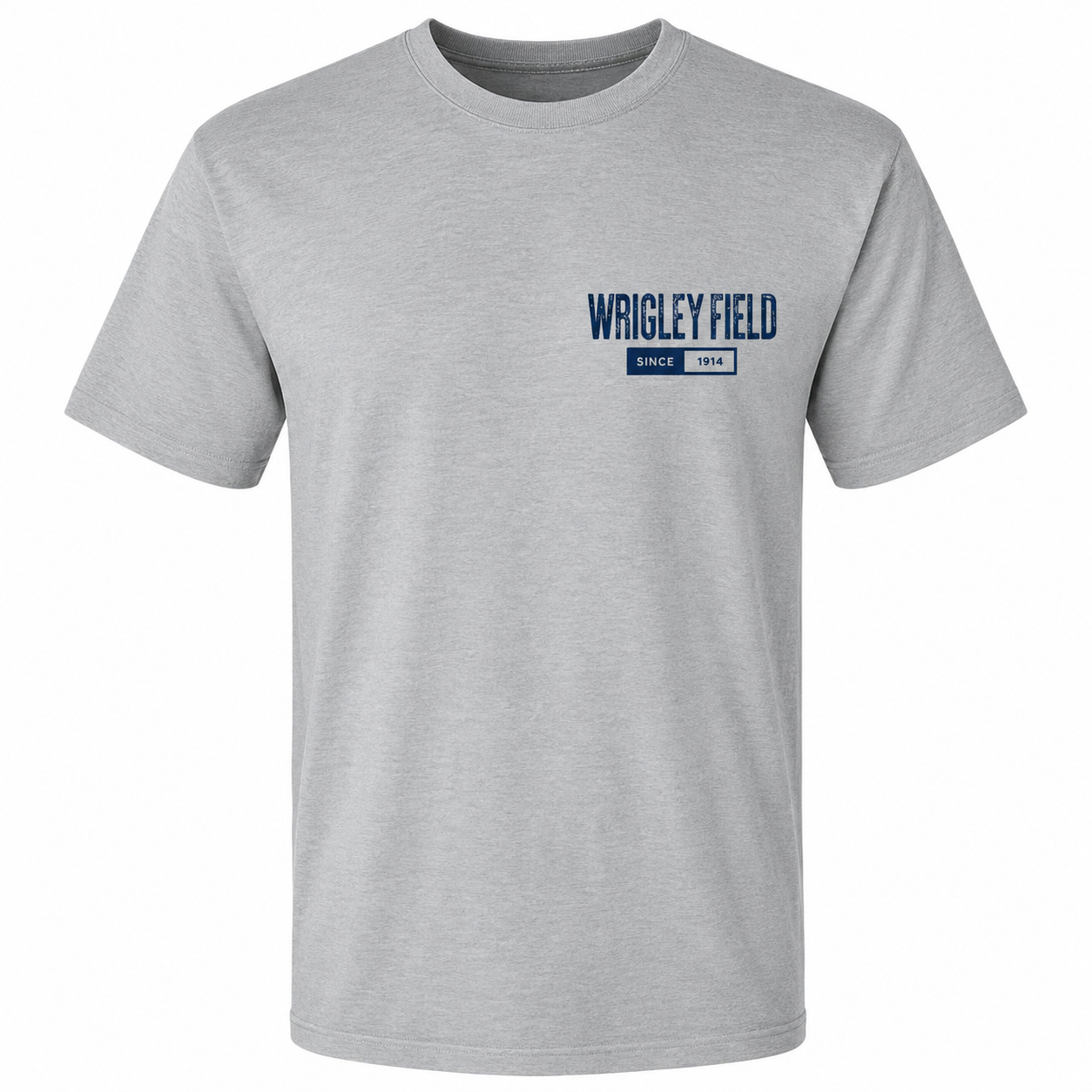 Men's Wrigley Field Gray Smokey Arch Tee