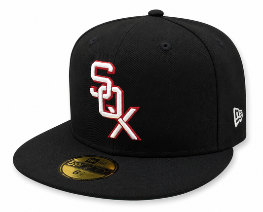 Chicago White Sox 1959 New Era Cooperstown Classics Black 59FIFTY Fitted Hat