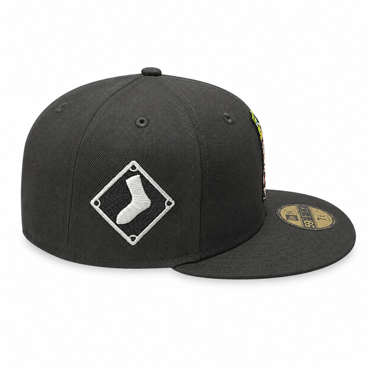 Chicago White Sox Southpaw New Era Black 59FIFTY Fitted Hat