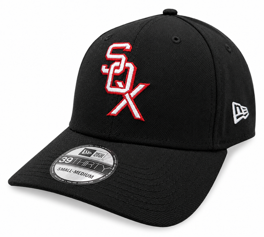 Chicago White Sox 1959 Cooperstown Classics Black 39THIRTY Flex Fit New Era Hat