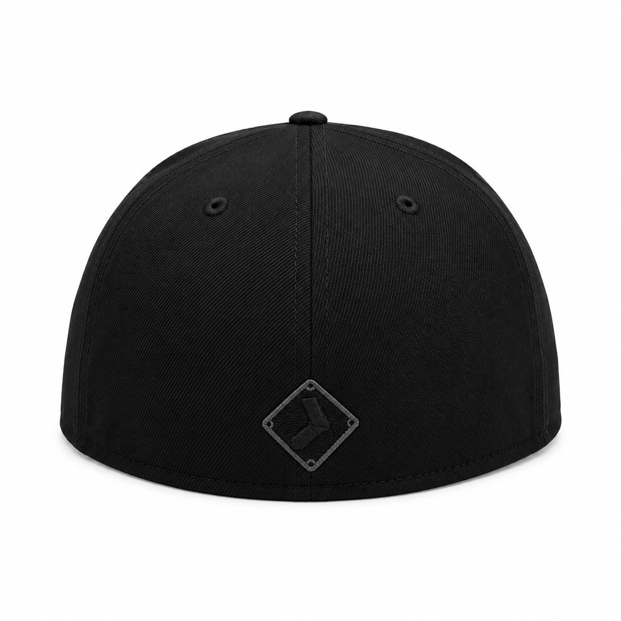 Chicago White Sox Tonal Trim Southside Blackout City Connect 59FIFTY Fitted Hat