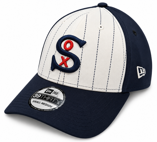 Chicago White Sox New Era 1930 Classic Navy/White Pinstripe 39THIRTY Flex Fit Hat