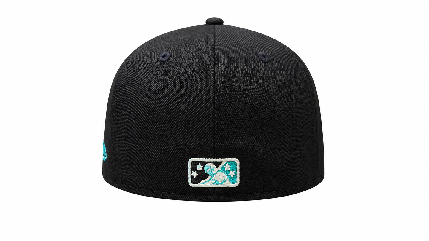 Charlotte Knights MILB 2003 ASG 2 Tone Black/Pine 59FIFTY Fitted Hat