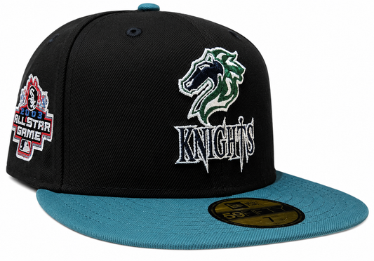 Charlotte Knights MILB 2003 ASG 2 Tone Black/Pine 59FIFTY Fitted Hat