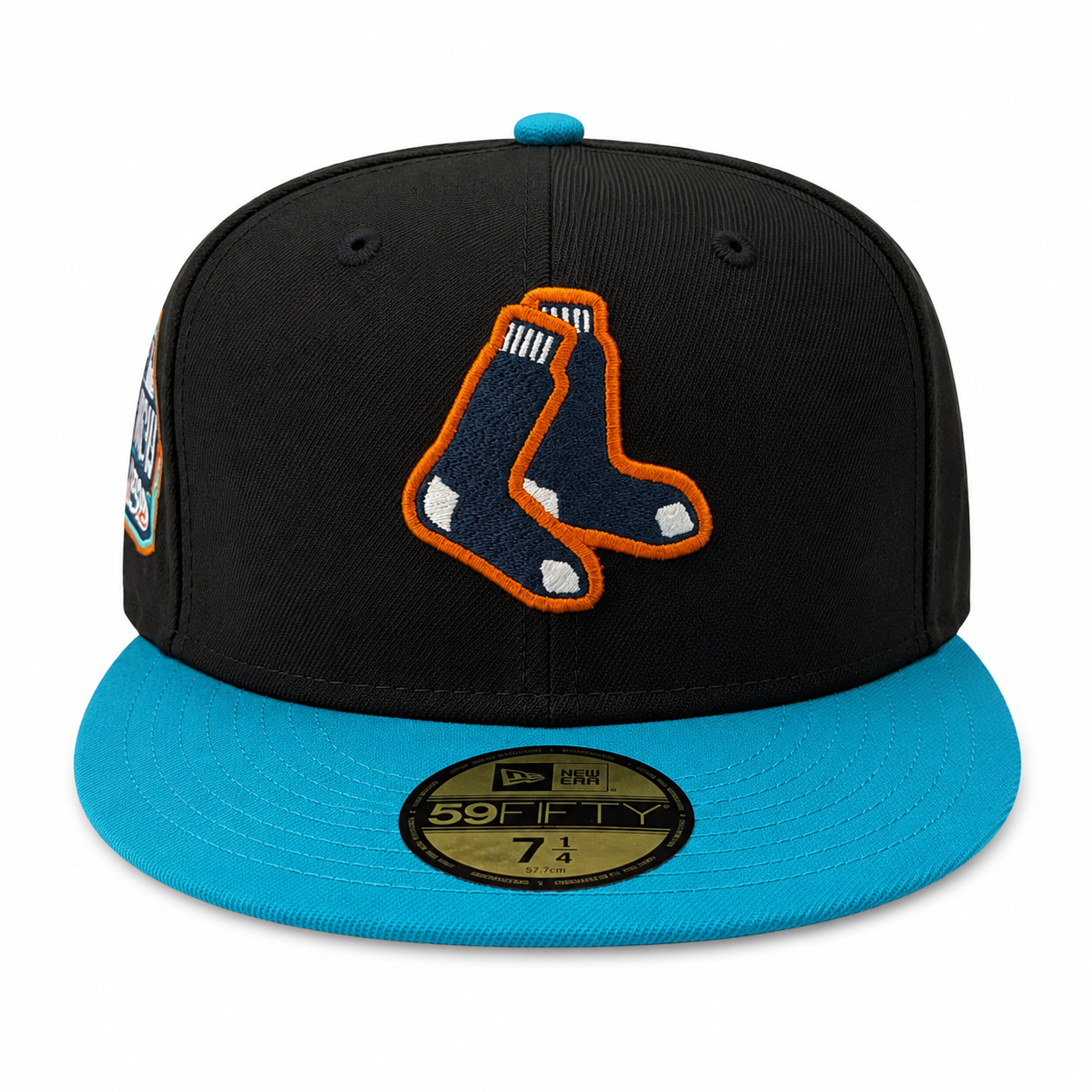 Boston Red Sox New Era Black/Pine Hellbilly Deluxe 59FIFTY Fitted Hat