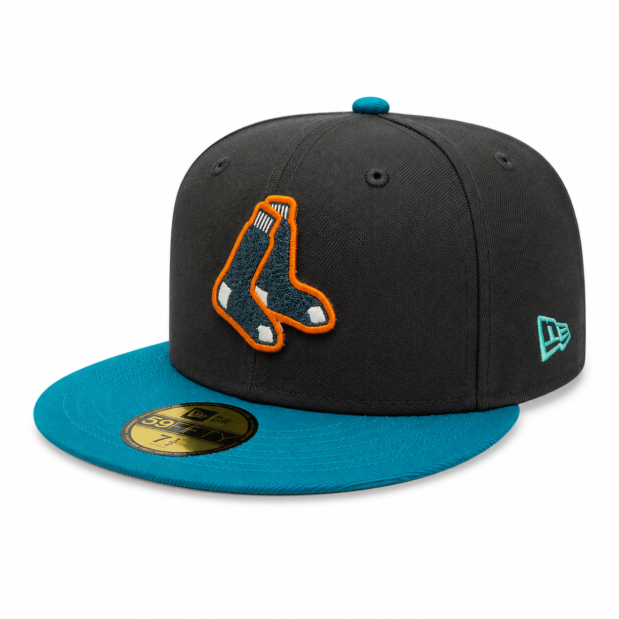 Boston Red Sox New Era Black/Pine Hellbilly Deluxe 59FIFTY Fitted Hat