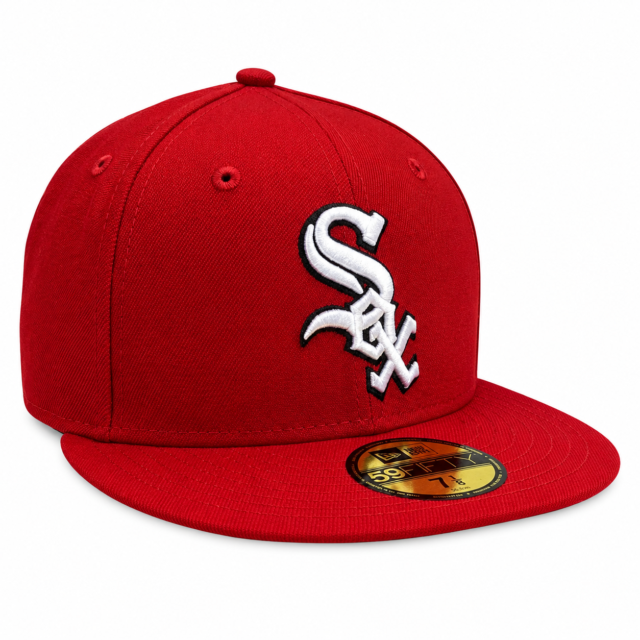 Chicago White Sox Primary Logo Red New Era 59FIFTY Fitted Hat