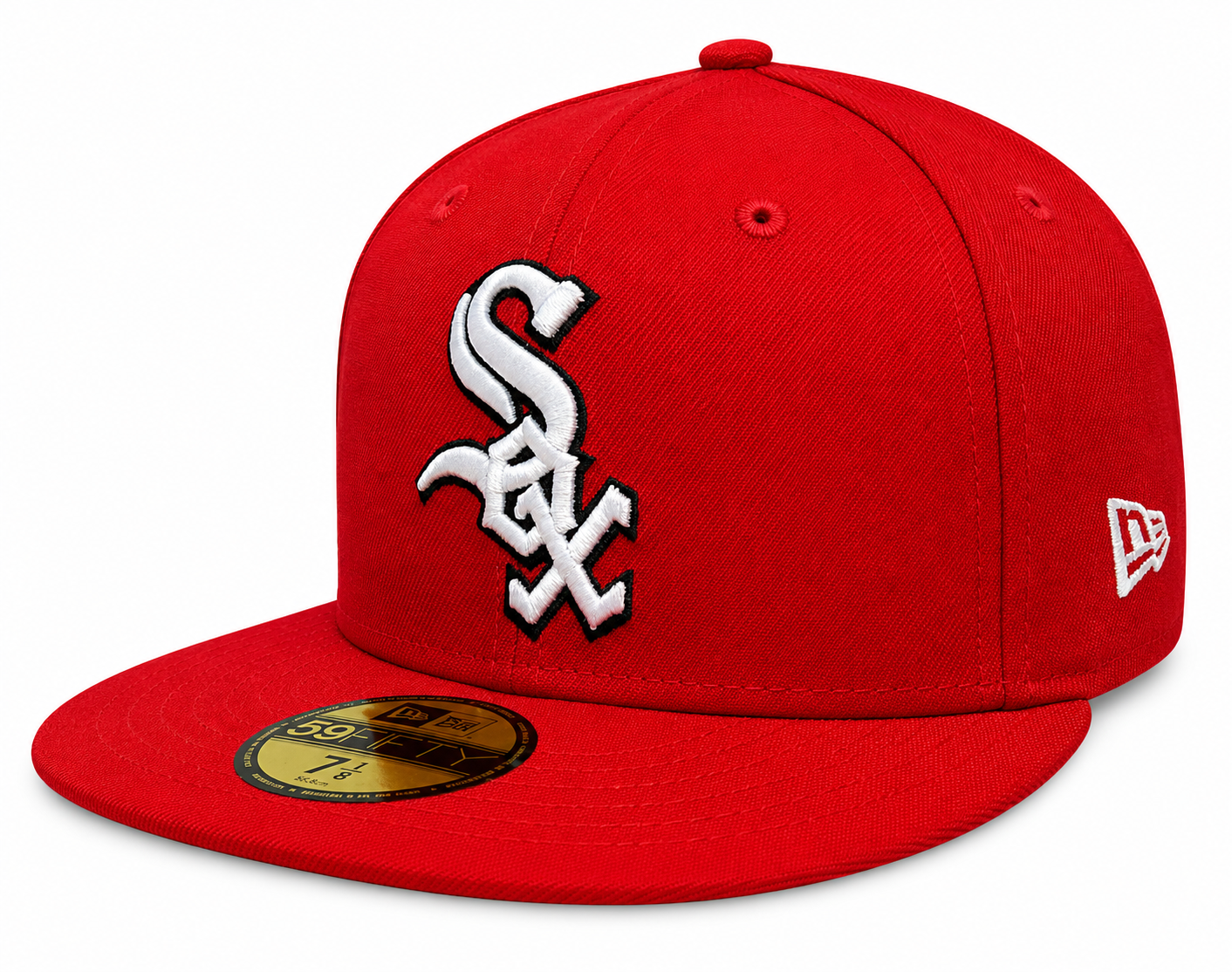 Chicago White Sox Primary Logo Red New Era 59FIFTY Fitted Hat