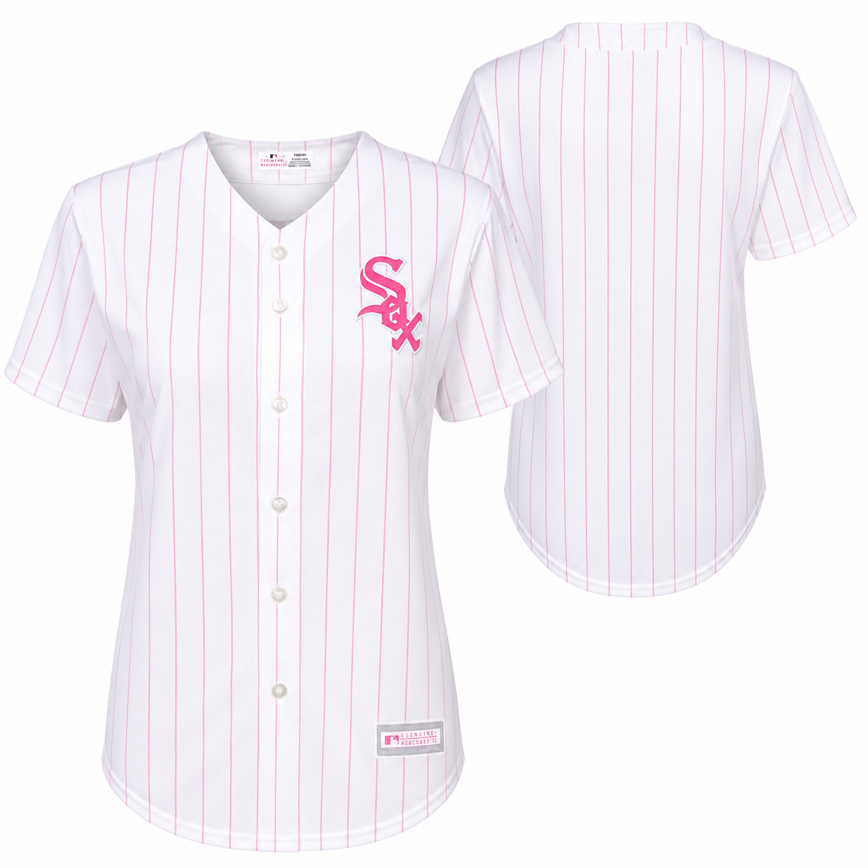 Girls Youth Chicago White Sox Replica Pink Home Fashion Jersey