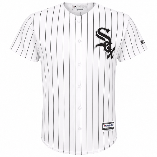 Youth Eloy Jimenez Chicago White Sox Majestic White Home Cool Base Replica Jersey