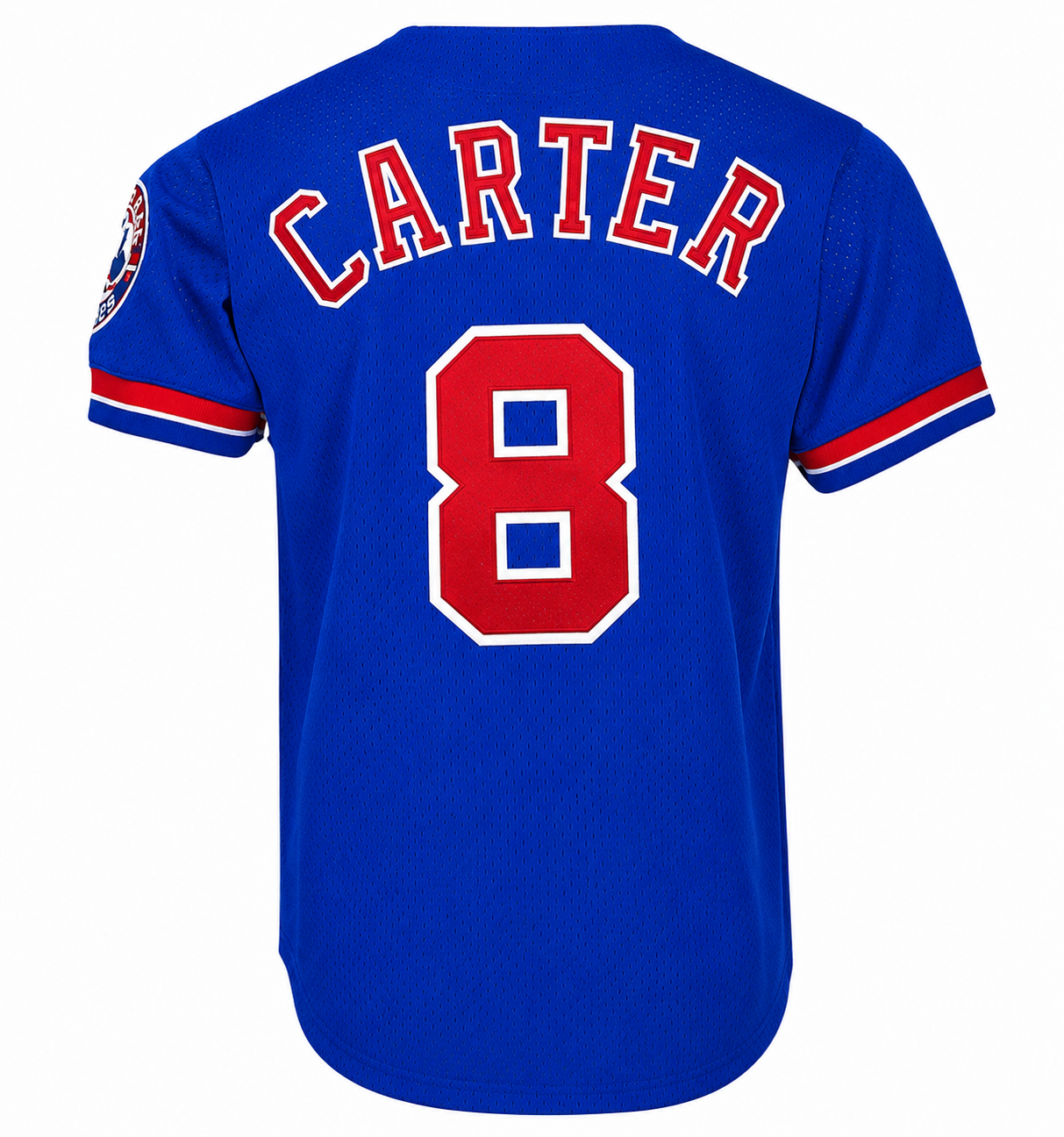 Men's Montreal Expos Gary Carter Mitchell & Ness Royal 1992 Authentic Cooperstown Collection Mesh Batting Practice Jersey