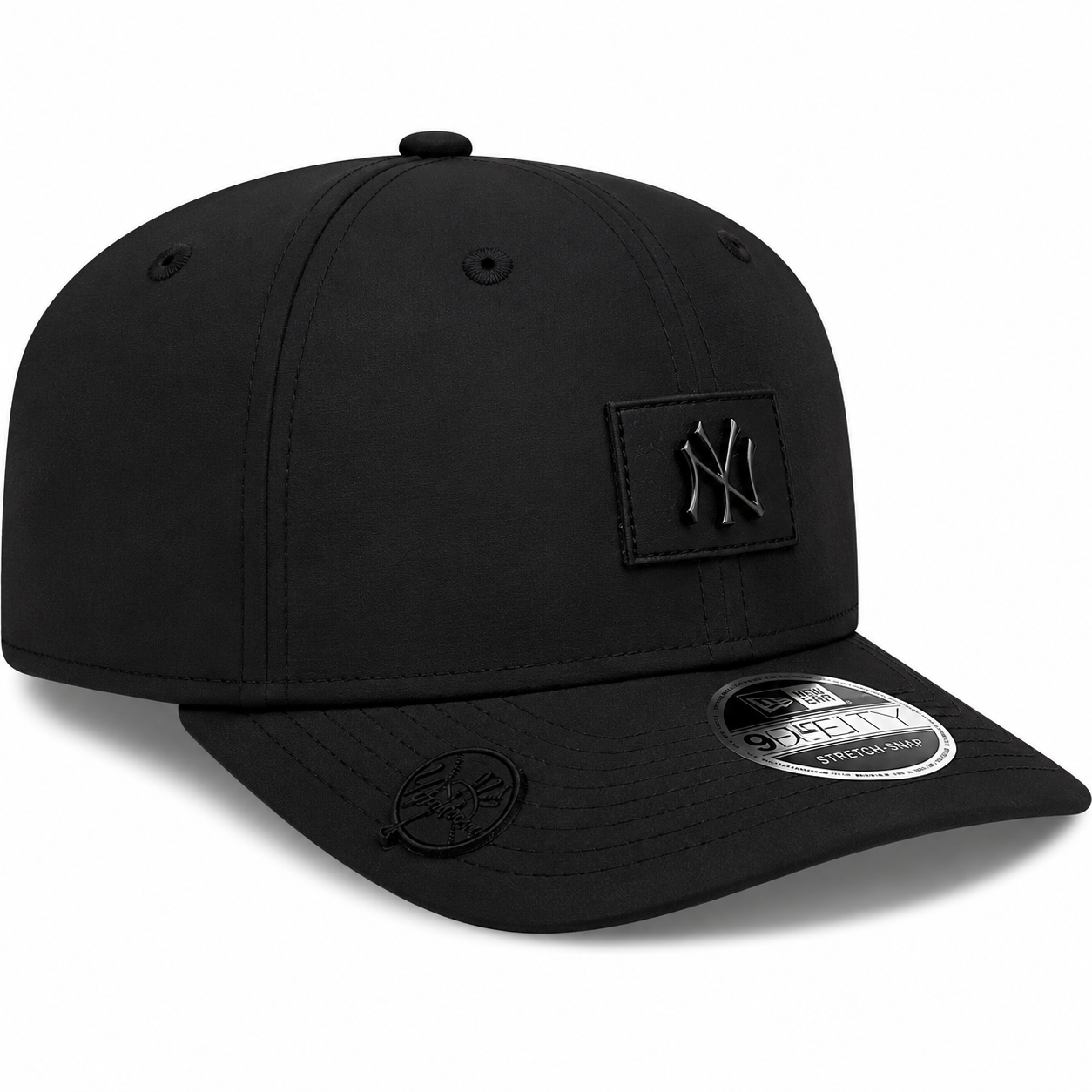 New York Yankees New Era 2026 Clubhouse 9SEVENTY Stretch Snap Adjustable Hat-Black Tonal
