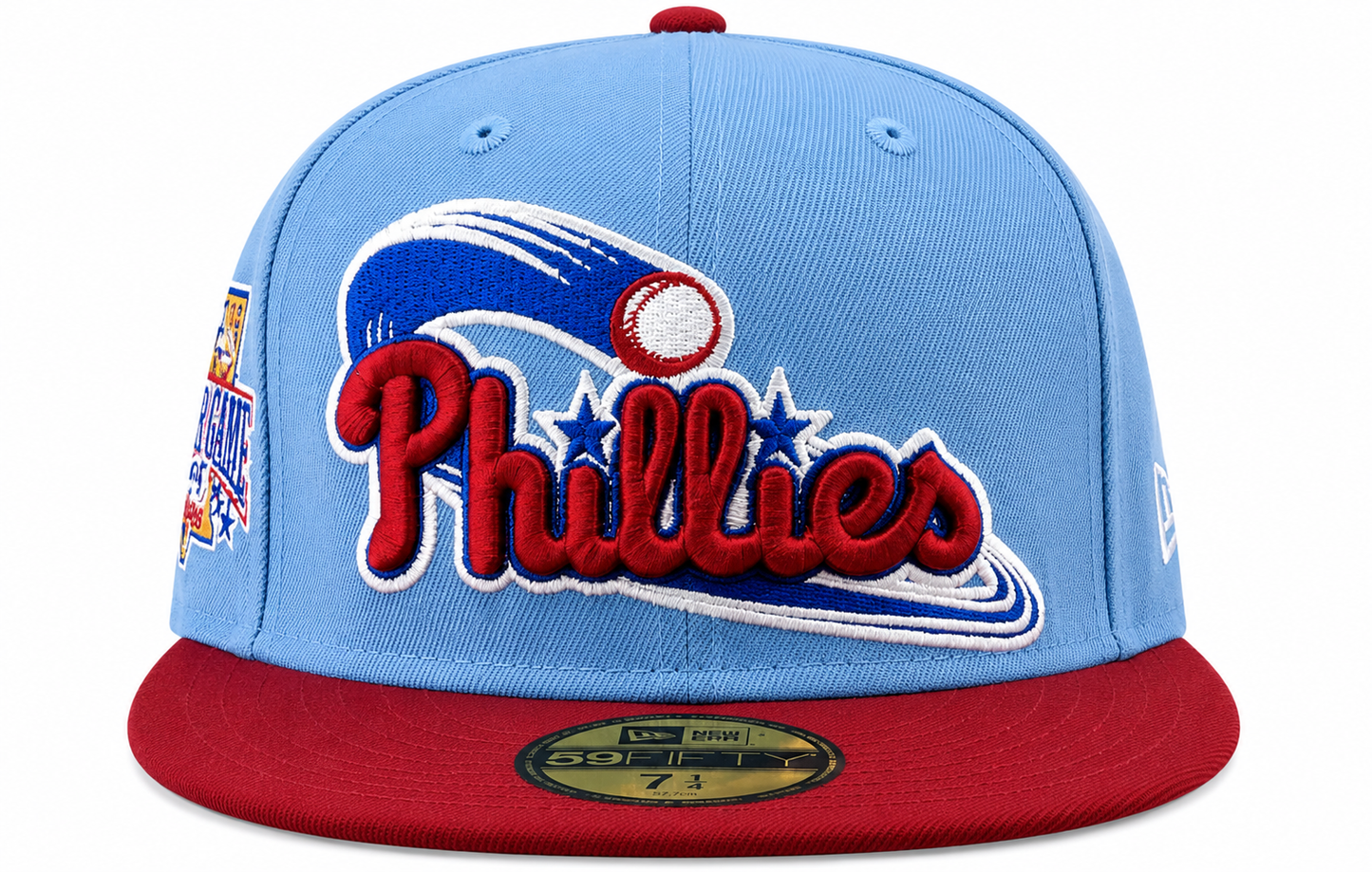 Philadelphia Phillies MLB 1996 ASG 2 Tone Sky Blue/Cardinal New Era 59FIFTY Fitted Hat