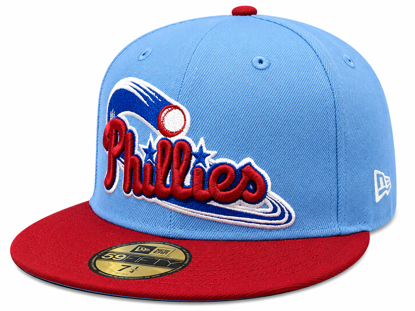 Philadelphia Phillies MLB 1996 ASG 2 Tone Sky Blue/Cardinal New Era 59FIFTY Fitted Hat
