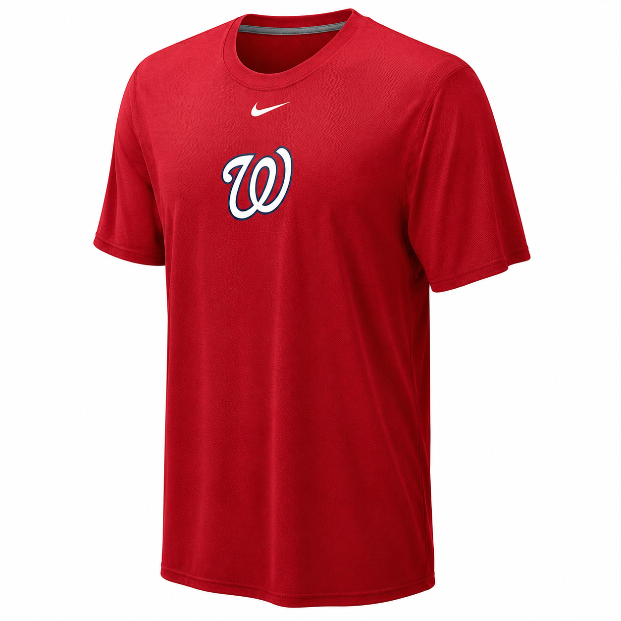 NIKE Washington Nationals Red Team Issue Legend Logo Red Performance T-shirt