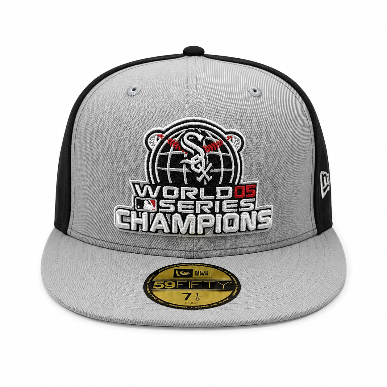 Chicago White Sox 2005 World Series Champions Locker Room Gray/Black 59FIFTY Fitted Hat