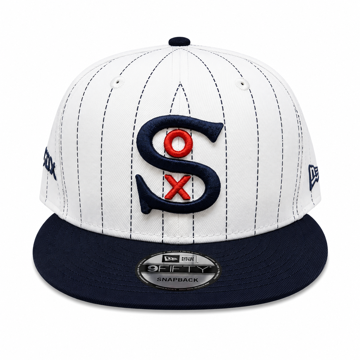 Chicago White Sox New Era 1917 2 Tone White Pinstripe/Navy 9FIFTY Snapback Adjustable Hat