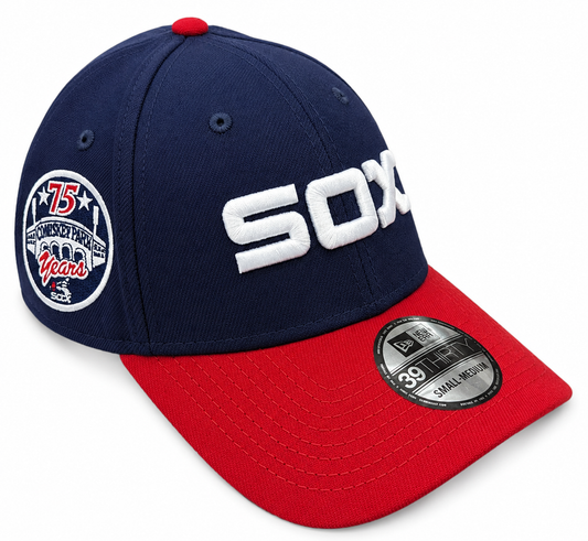 Chicago White Sox 1983 Road 2 Tone Navy/Red 75 Years 39THIRTY Flex Hat