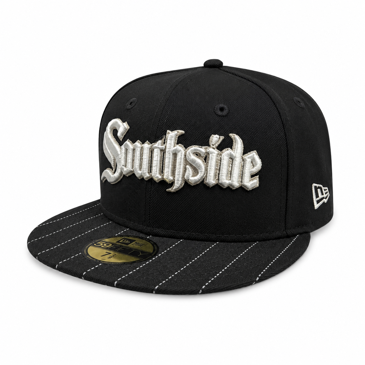 Chicago White Sox New Era Southside Black Stripe 59FIFTY Fitted Hat