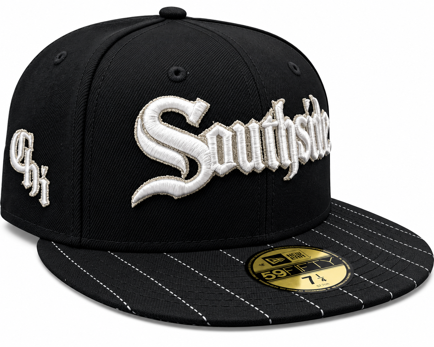Chicago White Sox New Era Southside Black Stripe 59FIFTY Fitted Hat