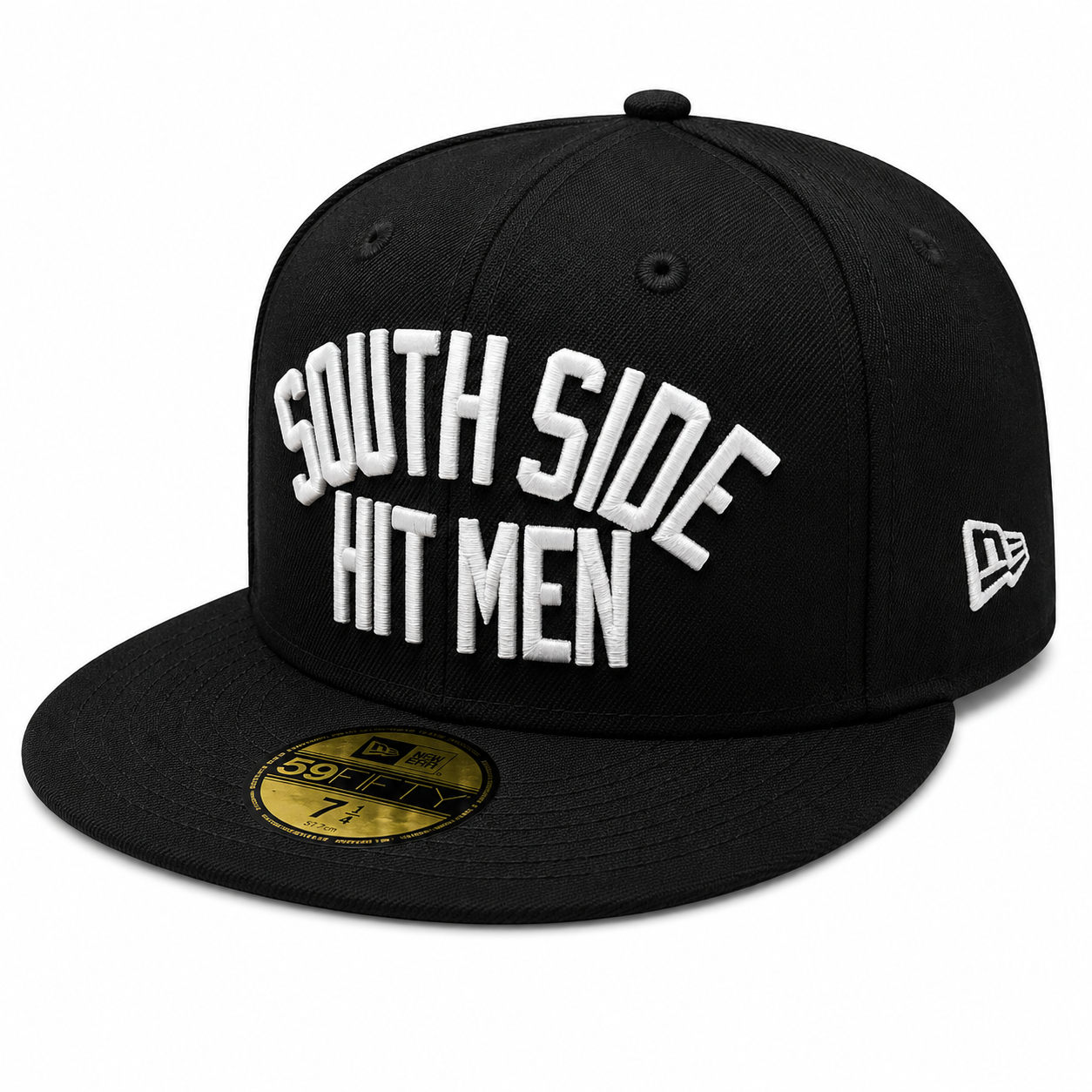 Chicago White Sox New Era Black South Side Hitmen 59FIFTY Fitted Hat
