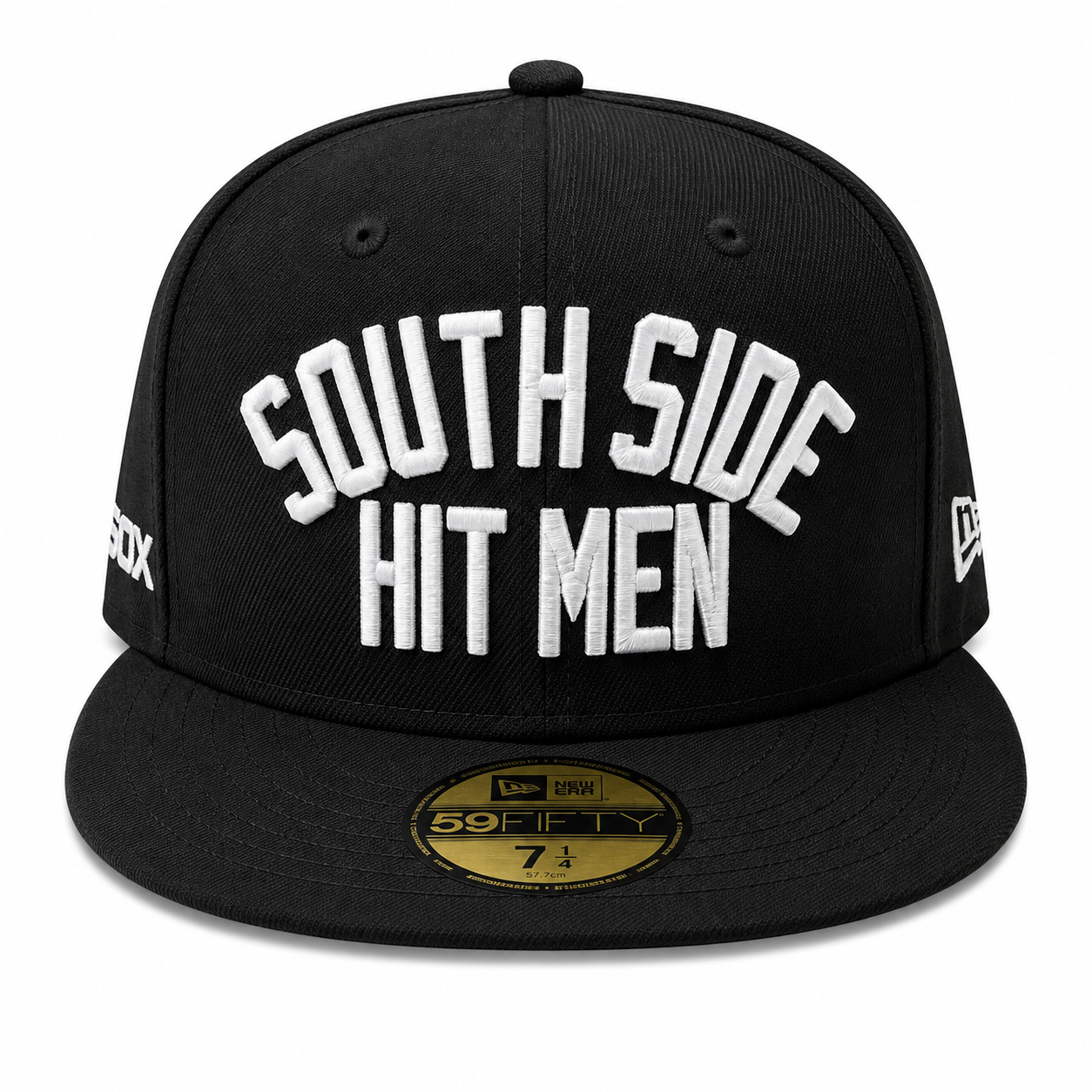 Chicago White Sox New Era Black South Side Hitmen 59FIFTY Fitted Hat