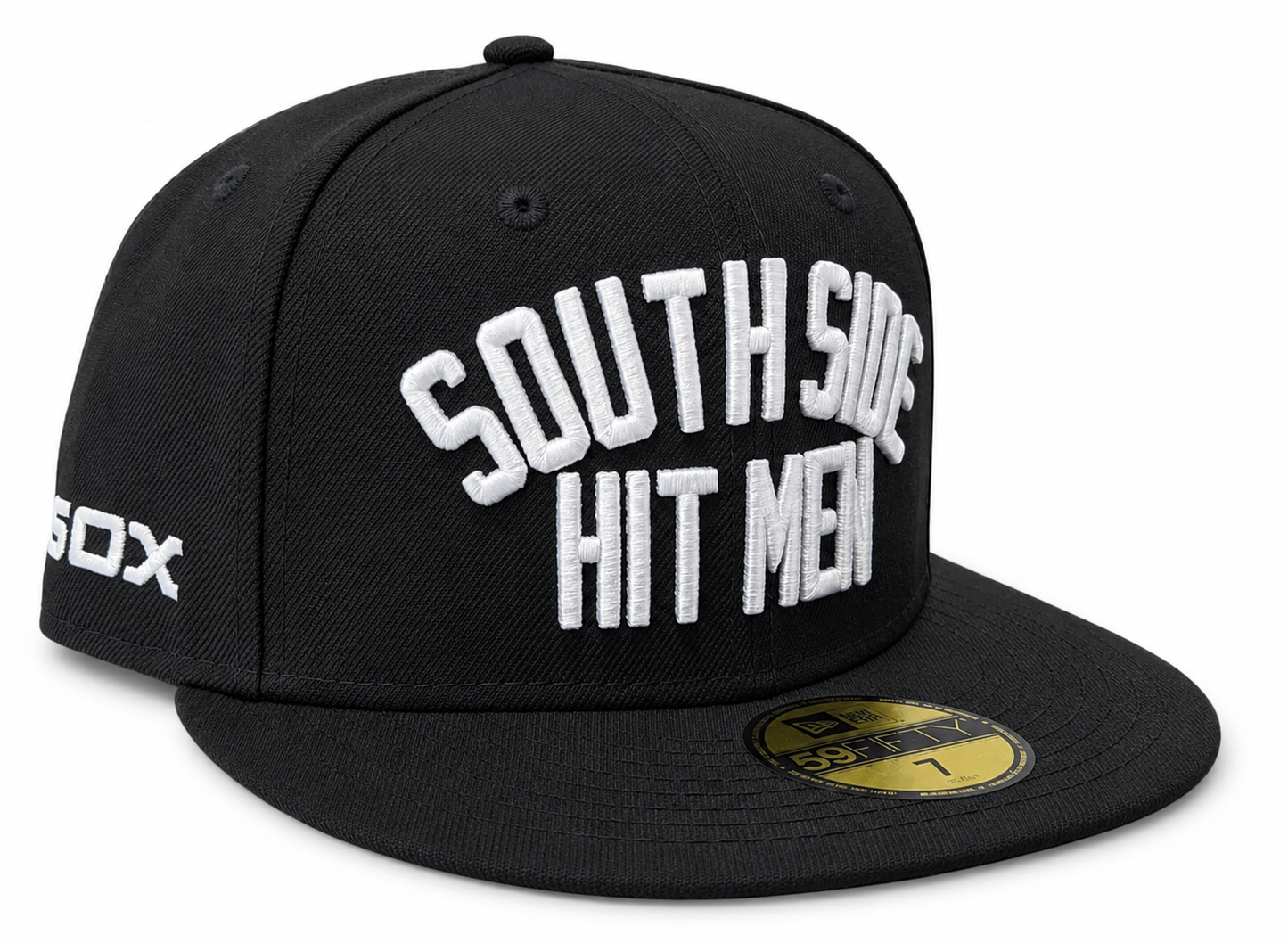 Chicago White Sox New Era Black South Side Hitmen 59FIFTY Fitted Hat
