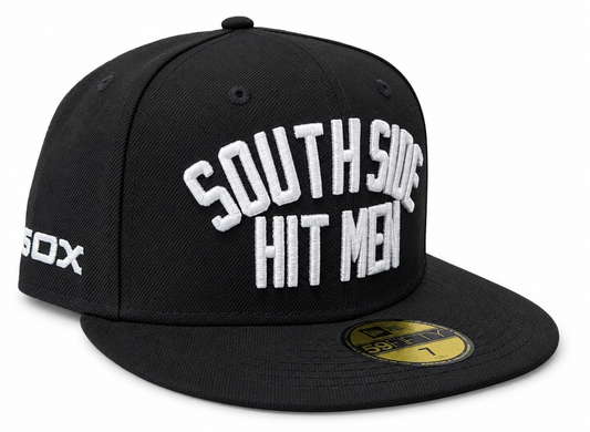 Chicago White Sox New Era Black South Side Hitmen 59FIFTY Fitted Hat