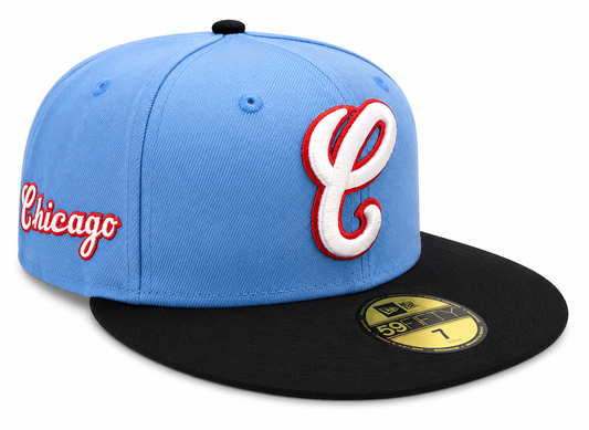 Chicago White Sox 2 Tone Blue/Black 1987 New Era 59Fifty Fitted Hat