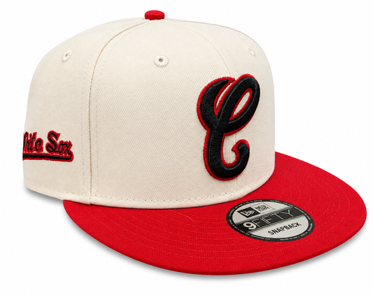 Chicago White Sox New Era 1987 Chrome/Red 9FIFTY Snapback Hat