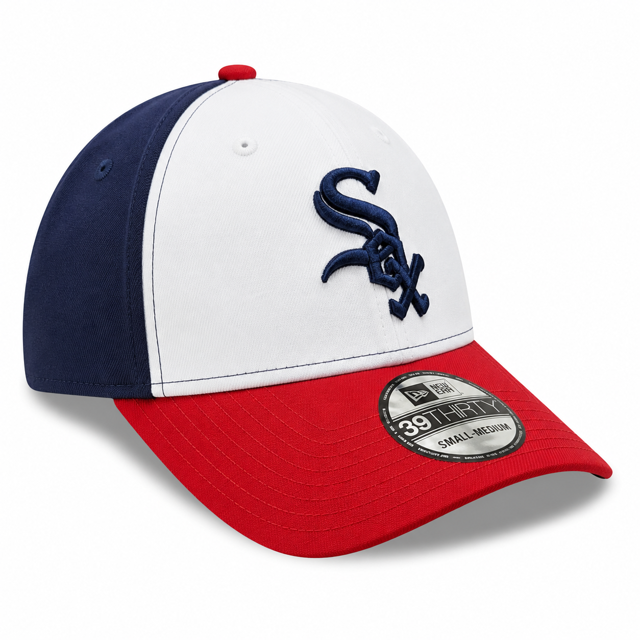 Chicago White Sox Mashup Navy/Red/White 39THIRTY Flex Fit New Era Hat