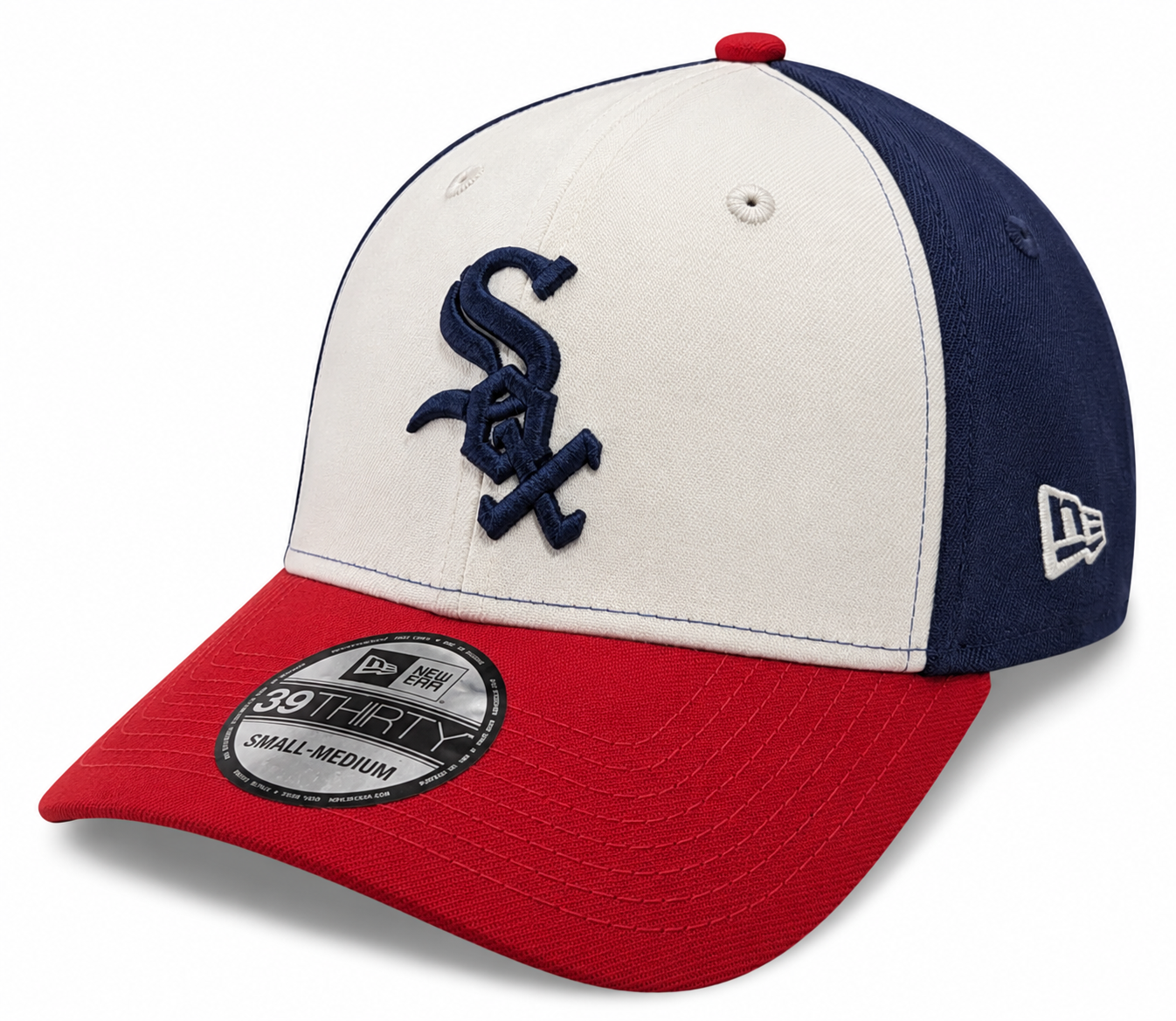 Chicago White Sox Mashup Navy/Red/White 39THIRTY Flex Fit New Era Hat