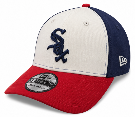 Chicago White Sox Mashup Navy/Red/White 39THIRTY Flex Fit New Era Hat