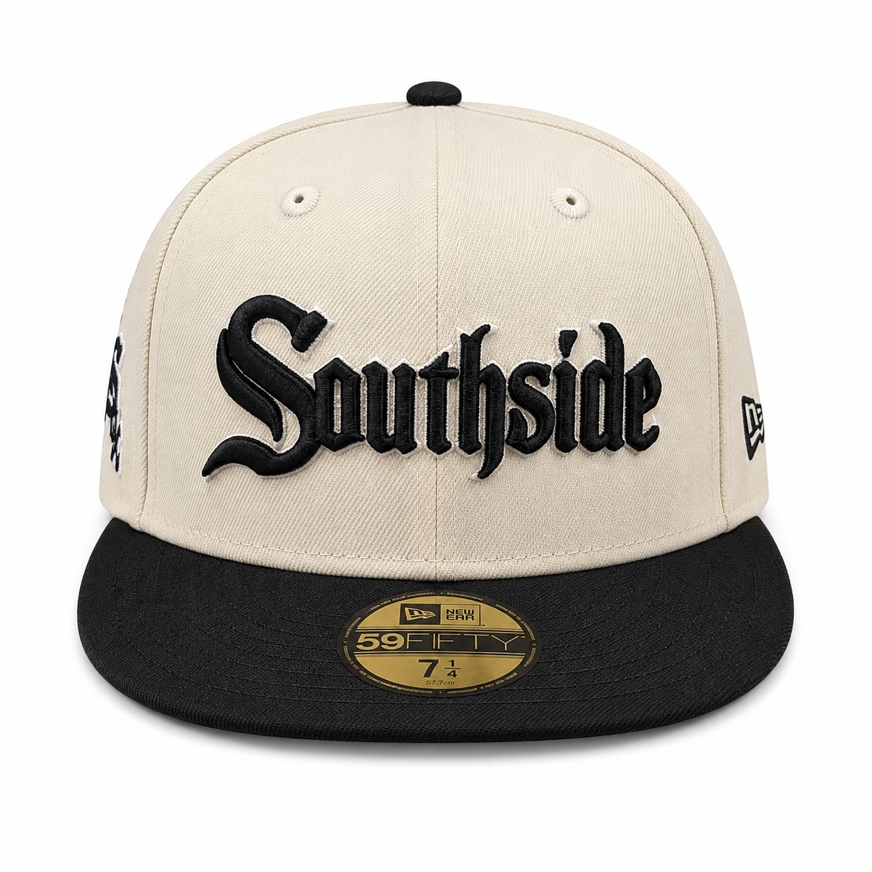 Chicago White Sox New Era Southside 2 Tone Chrome/Black City Connect 59FIFTY Fitted Hat